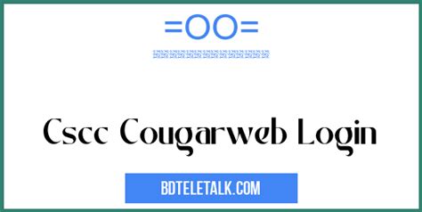 cougarweb|cougarweb cscc login.